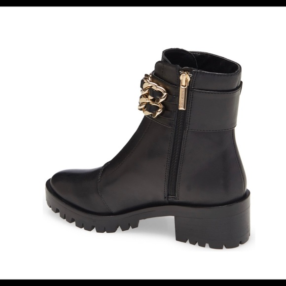 NEW KARL LAGERFELD PARIS PALMER COMBAT BOOT - Picture 6 of 11